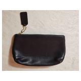 Black Coach Cosmetic Pouch
