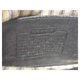 Black Coach Cosmetic Pouch