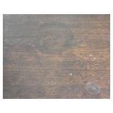 Antique Federal Style Round Pedestal Accent Table