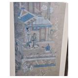 Pair of Framed Asian Architectural Scene Prints