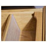 Blonde Oak Low Bookcase