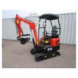 CFG NT18K Excavator w/Side Swing Boom & Kubota Diesel