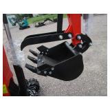 CFG NT18K Excavator w/Side Swing Boom & Kubota Diesel