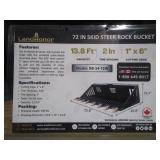 LandHonor 72" Skid Steer Skeleton Rock Bucket