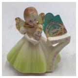 Vintage Josef Birthday Angel Figurine – Number 7 Birthday Girl