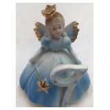 Vintage Josef Birthday Angel Figurine – Number 9 Birthday Girl