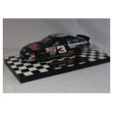 Dale Earnhardt Sr. Goodwrench Monte Carlo – Black Diecast "The 500" Daytona Win Replica on Checkered Base
