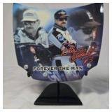 Dale Earnhardt Sr. "Forever the Man" Hood Display – Limited Edition Photo Tribute on Stand