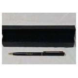 Vintage Dale Earnhardt Black Ballpoint Pen – Gold Signature & Trim in Box