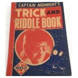 Vintage Captain Midnight Trick and Riddle Book – Skelly Premium Giveaway Booklet