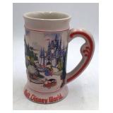 Vintage Walt Disney World Ceramic Stein – Ceramarte Made in Brazil with Castle Scene