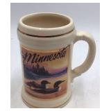 Vintage Budweiser Minnesota Wildlife Loon Stein – Handcrafted First in Series