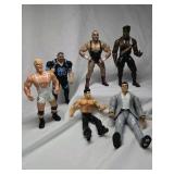 Vintage WWE WCW Wrestling Action Figures Lot – Mixed Superstars