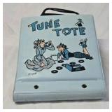 Vintage Tune Tote Record Carry Case with 45