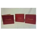 intage RCA Victor 45 RPM Record Albums – Set of Three Red Binders