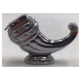 Vintage Silverplate Horn of Plenty Lighter
