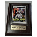 Randy Moss Minnesota Vikings Score Card Plaque – Framed Display