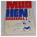 1977 Mud Hens Baseball Souvenir Program – Lucas County Recreation Center