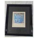 Framed Andy Warhol Marilyn Monroe Print