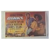 Vintage Giant Movie Lobby Card – James Dean Elizabeth Taylor Rock Hudson