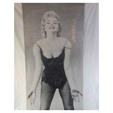 1976 Marilyn Monroe Life-Size Poster – Portal Publications Black Lingerie Pose