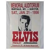 1956 Elvis Presley Concert Poster – Memorial Auditorium Buffalo NY