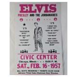 1957 Elvis Presley Concert Poster – Chicago Civic Center February 16