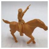 Vintage Plastic Cavalry Rider Figurine