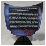 Dale Earnhardt Sr. "Forever the Man" Hood Display – Limited Edition Photo Tribute on Stand