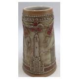 Vintage Budweiser Wrigley Building Stein – Handcrafted Limited Edition with Chicago Skyline