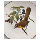 Vintage Avon Yellow-Breasted Chat Songbird Plate – Don Eckelberry Design