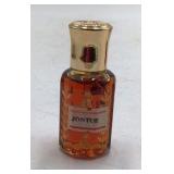 Vintage Jontue Miniature Perfume Bottle – Red Velvet Pouch