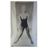 1976 Marilyn Monroe Life-Size Poster – Portal Publications Black Lingerie Pose