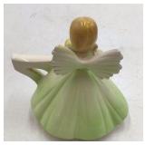 Vintage Josef Musical Figurine – Angel with Baby and Number 7 Harp