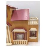 Vintage Wooden Dollhouse