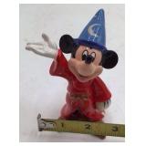 Vintage Disney Ceramic Figurines – Sorcerer Mickey, Pluto, and Mickey