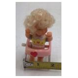 Vintage Care Bears Wind-Up Toy – Blonde Baby in Walker