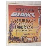 Vintage Giant Movie Lobby Card – James Dean Elizabeth Taylor Rock Hudson