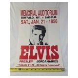 1956 Elvis Presley Concert Poster – Memorial Auditorium Buffalo NY