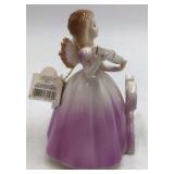 Vintage Josef Birthday Angel Figurine – Number 21 Birthday Girl