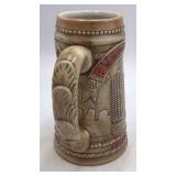 Vintage Budweiser Wrigley Building Stein – Handcrafted Limited Edition with Chicago Skyline