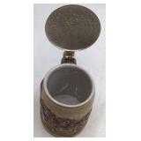 Vintage Budweiser Champion Clydesdales Stein – Ceramarte Made in Brazil with Wagon Scene