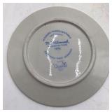 Hummel 1974 Annual Plate – Girl with Goose in Bas Relief