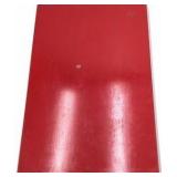 Vintage Tropical Toucan Serving Tray – Red with Painted Bird and Leaves