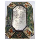 Vintage English Octagonal Biscuit Tin – Metal Box Company Floral Chinoiserie Design