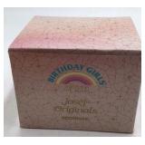 Vintage Josef Musical Figurine – Angel with Baby and Number 7 Harp