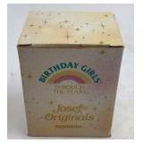 Vintage Josef Birthday Angel Figurine – Number 3 Birthday Girl