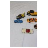 Assorted Vintage Diecast Toy Vehicles – Mix of Trucks, Race Cars, and Classic Cars