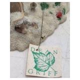 Vintage Dean Griff Figurine – Mice on Snowy Log