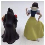 Vintage Disney Snow White and Witch Figurines